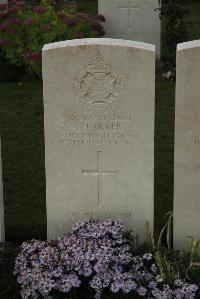Philosophe British Cemetery Mazingarbe - Barker, R