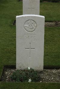 Philosophe British Cemetery Mazingarbe - Bevan, A