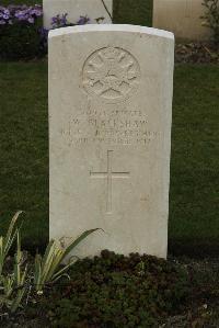 Philosophe British Cemetery Mazingarbe - Blackshaw, W