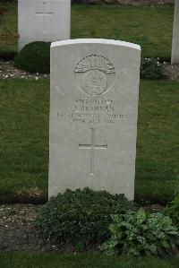 Philosophe British Cemetery Mazingarbe - Brennan, J
