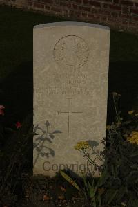 Philosophe British Cemetery Mazingarbe - Brown, W