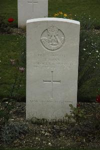 Philosophe British Cemetery Mazingarbe - Bunn, James