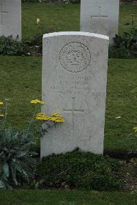 Philosophe British Cemetery Mazingarbe - Burns, J A