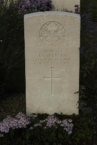 Philosophe British Cemetery Mazingarbe - Corrigan, J