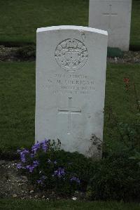 Philosophe British Cemetery Mazingarbe - Corrigan, W M