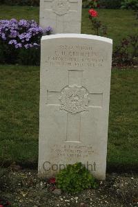 Philosophe British Cemetery Mazingarbe - Crumplin, C H