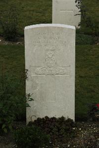 Philosophe British Cemetery Mazingarbe - Davis, Charles William