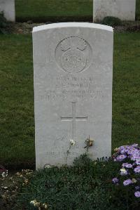 Philosophe British Cemetery Mazingarbe - Edwards, S