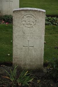 Philosophe British Cemetery Mazingarbe - Evans, Henry