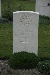 Philosophe British Cemetery Mazingarbe - Gallagher, W