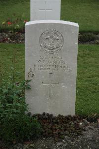 Philosophe British Cemetery Mazingarbe - Gibbons, W P
