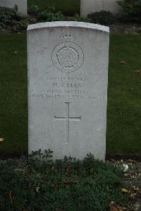Philosophe British Cemetery Mazingarbe - Green, H C