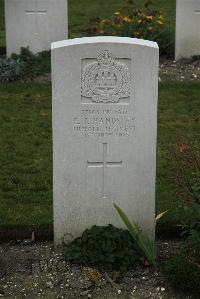 Philosophe British Cemetery Mazingarbe - Handsley, E J