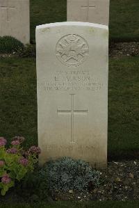 Philosophe British Cemetery Mazingarbe - Jackson, Ernest