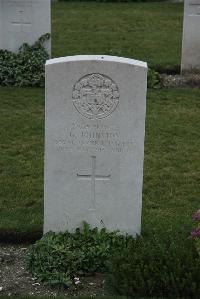 Philosophe British Cemetery Mazingarbe - Johnston, G