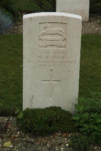 Philosophe British Cemetery Mazingarbe - Mann, William Henry
