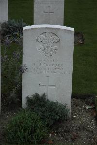 Philosophe British Cemetery Mazingarbe - McCormack, Michael