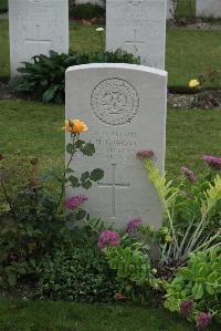 Philosophe British Cemetery Mazingarbe - McGregor, J