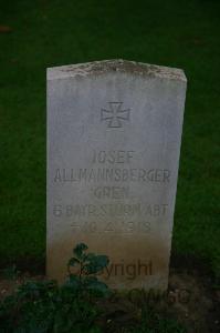 Houchin British Cemetery - Allmansberger, Josef