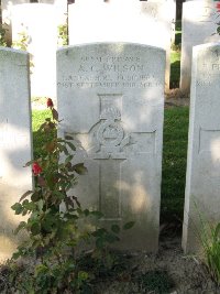 Houchin British Cemetery - Wilson, Alfred Charles