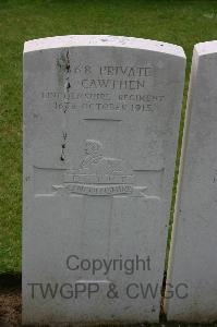 Lillers Communal Cemetery - Cawthen, A