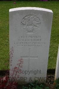 Lillers Communal Cemetery - Faulkner, W W