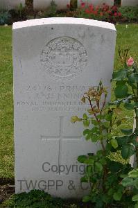 Lillers Communal Cemetery - Jennings, James