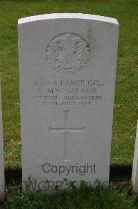Lillers Communal Cemetery - MacGregor, K