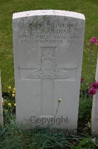 Lillers Communal Cemetery - Marshall, Henry Ernest