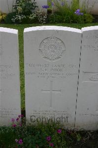 Lillers Communal Cemetery - Pook, Albert Edward