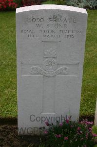 Lillers Communal Cemetery - Stone, William