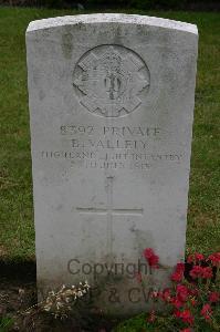 Lillers Communal Cemetery - Vallely, B