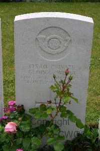 Lillers Communal Cemetery - Wood, George