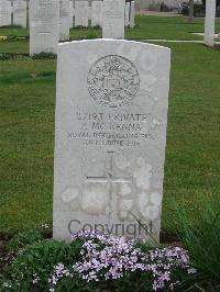 Aire Communal Cemetery - McKenna, P