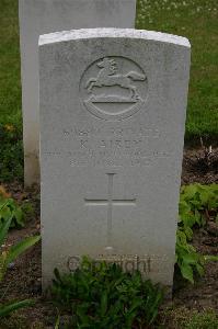 Bruay Communal Cemetery Extension - Airey, Kendall