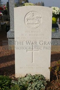 Cuinchy Communal Cemetery - HAMMOND, HERBERT CHADWICK