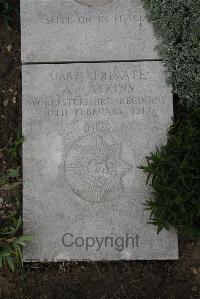 Wimereux Communal Cemetery - Atkins, Alick