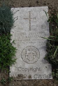Wimereux Communal Cemetery - Bareham, H J