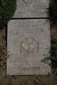 Wimereux Communal Cemetery - Barnett, John