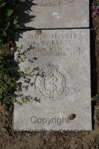 Wimereux Communal Cemetery - Barrett, Harry