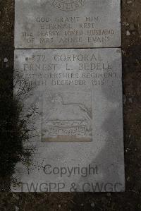 Wimereux Communal Cemetery - Bedell, E L