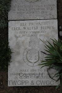 Wimereux Communal Cemetery - Beeney, Cecil Walter
