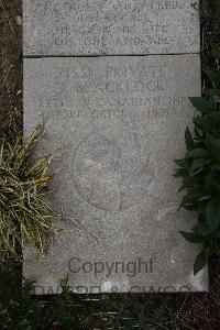 Wimereux Communal Cemetery - Blacklock, Joseph