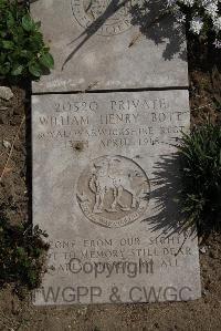 Wimereux Communal Cemetery - Bott, William Henry