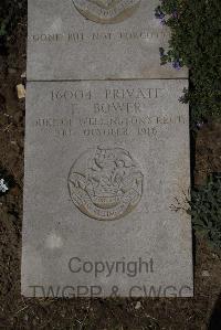 Wimereux Communal Cemetery - Bower, F