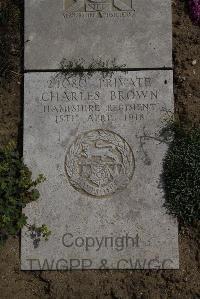 Wimereux Communal Cemetery - Brown, Charles