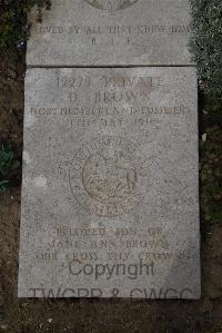 Wimereux Communal Cemetery - Brown, David