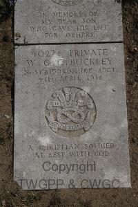 Wimereux Communal Cemetery - Buckley, William George Gladstone