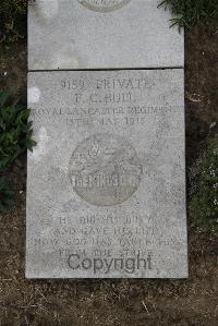 Wimereux Communal Cemetery - Bull, Frederick Charles
