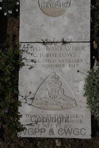 Wimereux Communal Cemetery - Burrows, Charles Frederick